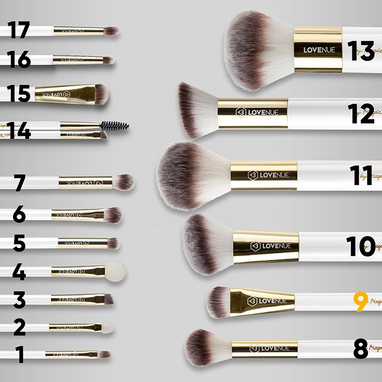 Face contour brush No 9