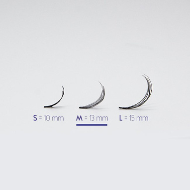 Fake individual eyelashes without knott, thickness 20 hairs, MIX Lovenue by Magda Pieczonka (mix)