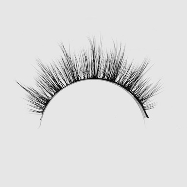 LOVENUE – Curled, silk faux lashes on a band – No 5 Angel