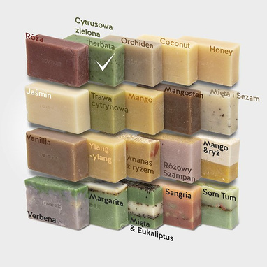Natural Soap - Vegan THAILINE "Citrus green tea" 20g