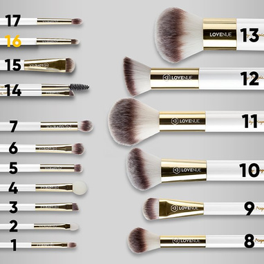 Contour eye brush No 16