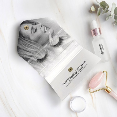 Majestic x Magda Pieczonka – silk faux lashes on a band